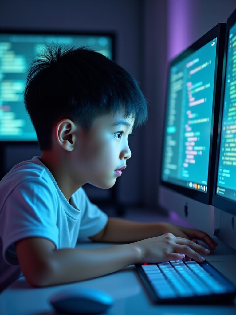 Kids Coding Animation Digital Art